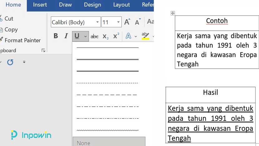 Cara Membuat Double Underline pada Microsoft Word