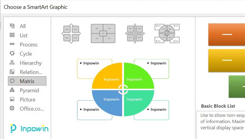 Cara Membuat grafik SmartArt 