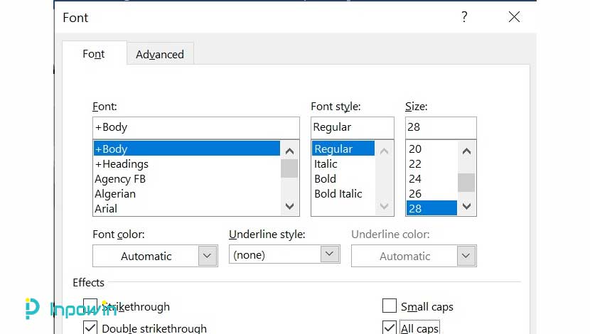Cara Membuat Strikethrough di Microsoft Word dengan All Caps