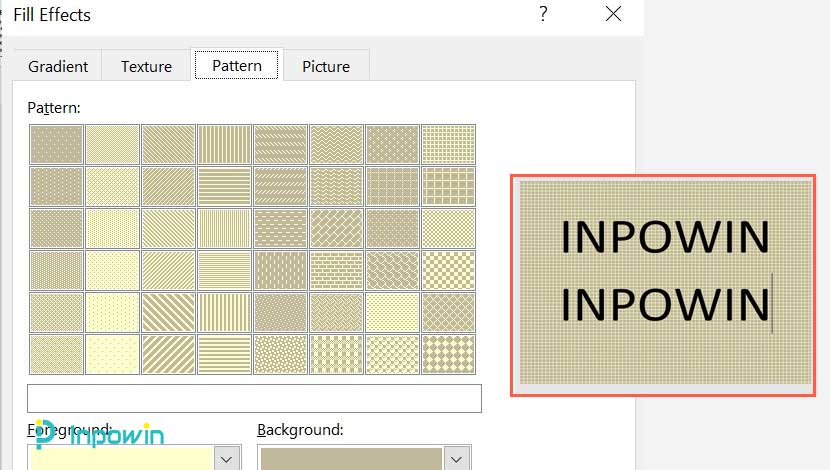 Cara Menambahkan Efek Pattern pada Warna Background Dokumen