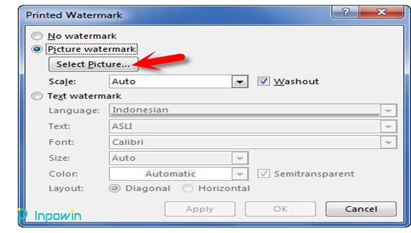 Cara Menambahkan Watermark Pada Dokument Word