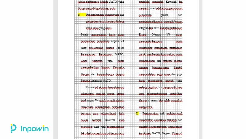 Cara Menampilkan Gridlines Dokumen Microsoft Word