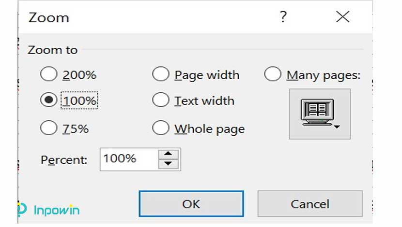 Cara Menampilkan Gridlines Dokumen Microsoft Word Cara Mengaktifkan Kotak dialogue Zoom