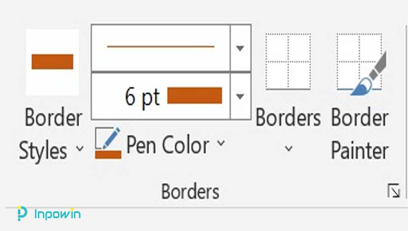 Cara Mengubah Atau Mengganti Warna Garis Table dengan Pen Color