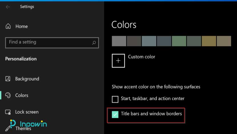 Cara Merubah Warna Dari Bilah Judul (Title Bar) Dengan Windows 10