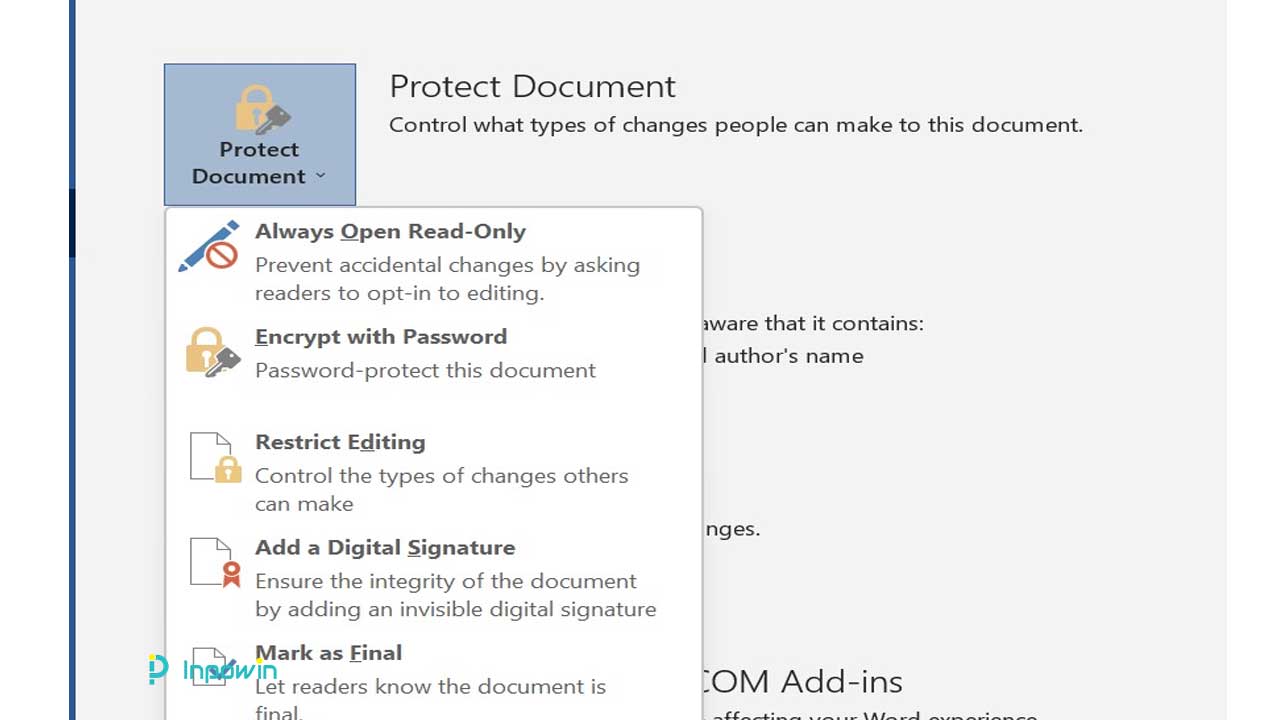 cara menambahkan Password pembuka untuk dokumen Microsoft Word