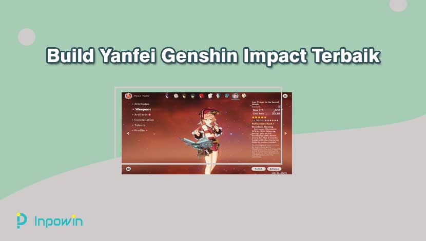 Build Yanfei Genshin Impact Terbaik