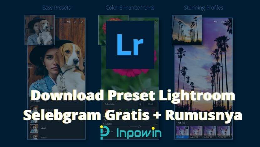 Download Preset Lightroom Selebgram Gratis