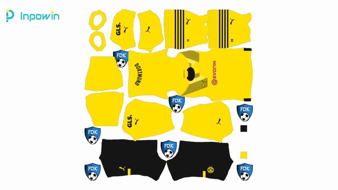 Kit DLS Borussia Dortmund Terbaru 2022/ 2024 Keren