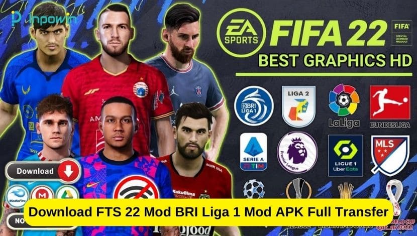 Download FTS 22 Mod BRI Liga 1 Mod APK Full Transfer