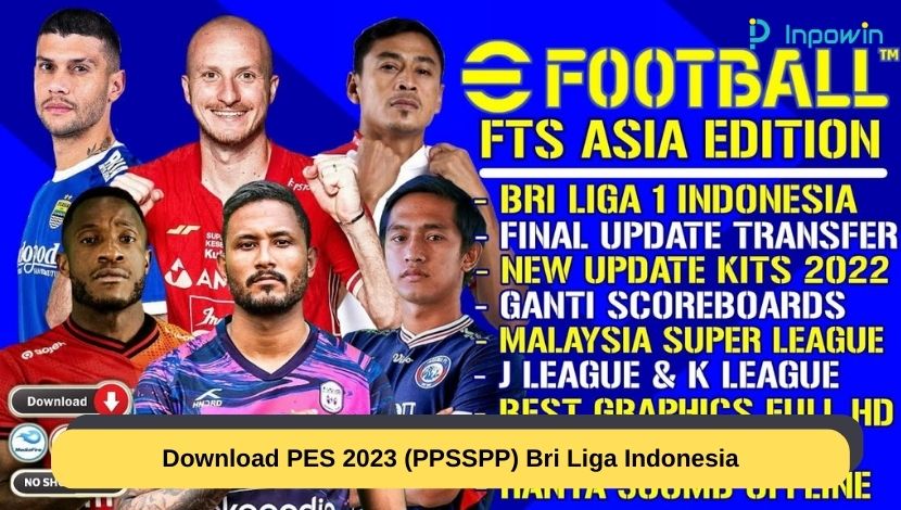 Download PES 2023 (PPSSPP) Bri Liga Indonesia