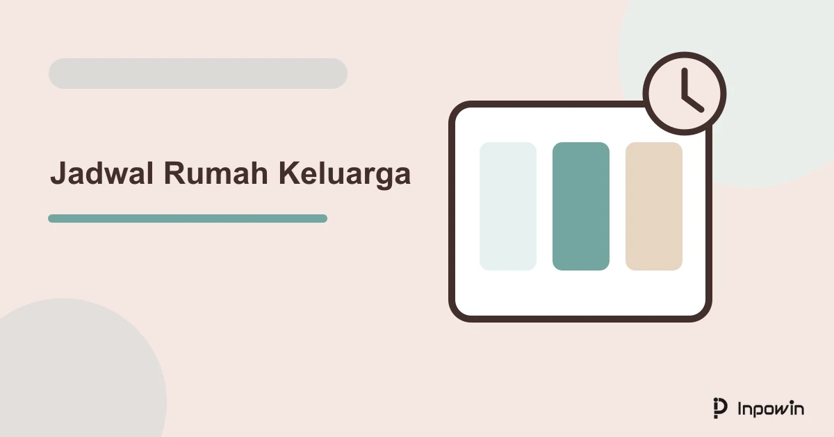 Prompt AI Membuat Jadwal Pekerjaan Rumah untuk Keluarga 1 Ilustrasi vektor jadwal rumah keluarga