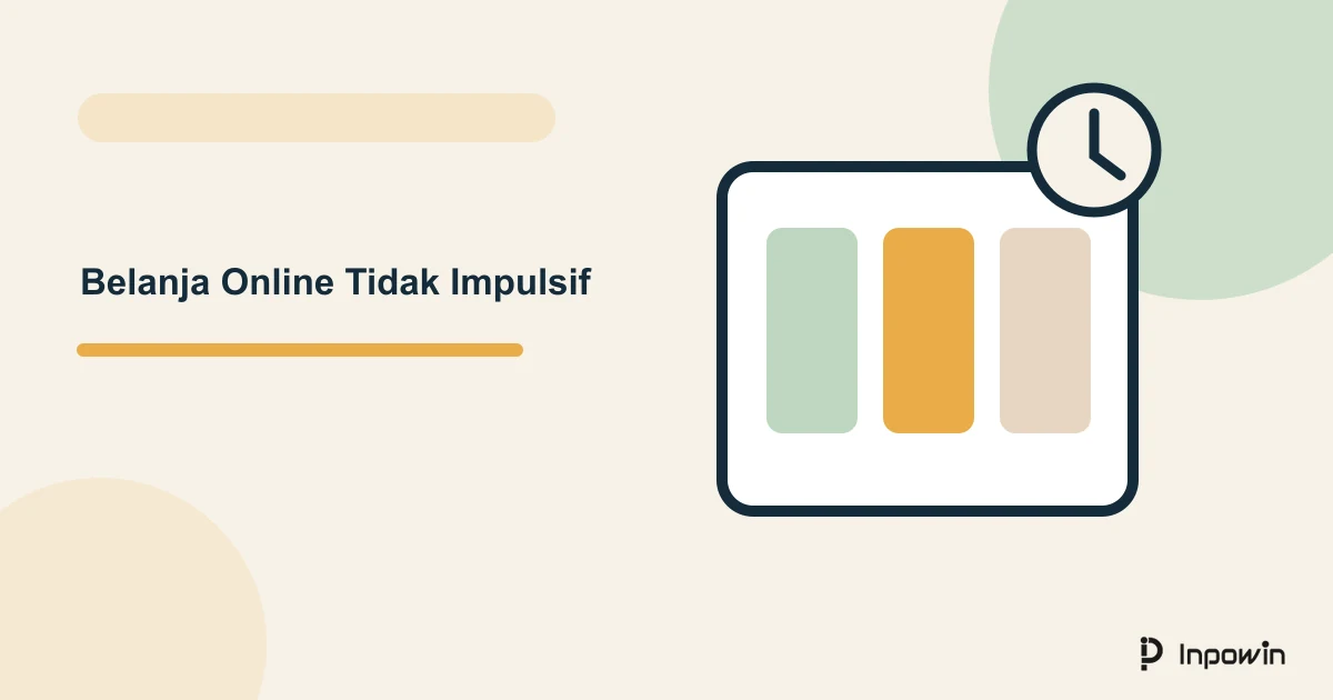 Ilustrasi vektor belanja online tidak impulsif