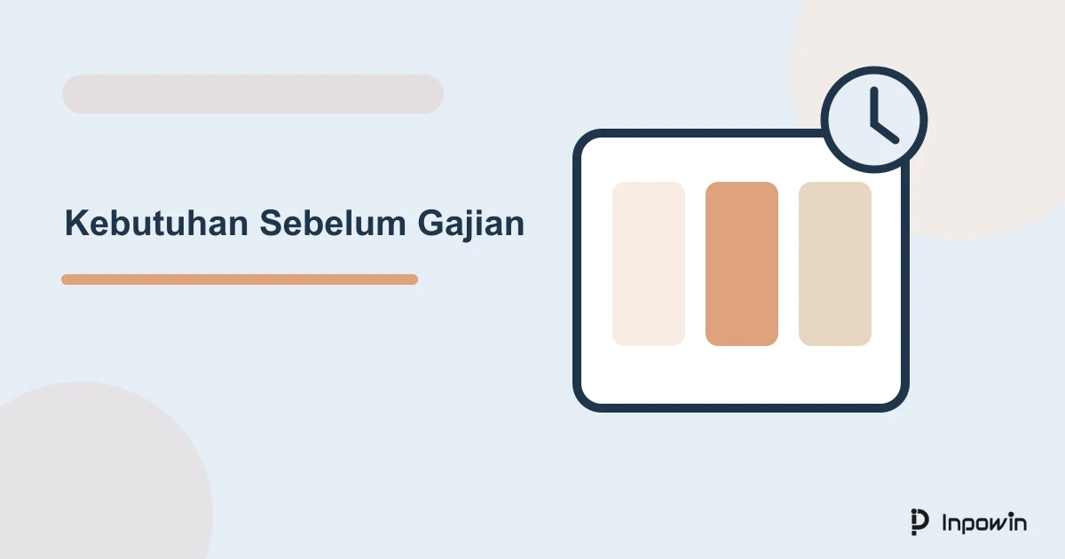 Prompt AI Menyiapkan Daftar Kebutuhan Rumah Sebelum Gajian 1 Ilustrasi vektor kebutuhan sebelum gajian