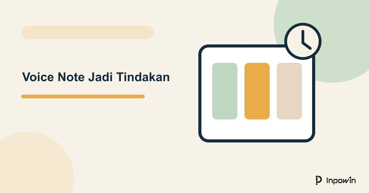 Ilustrasi vektor voice note menjadi daftar tindakan