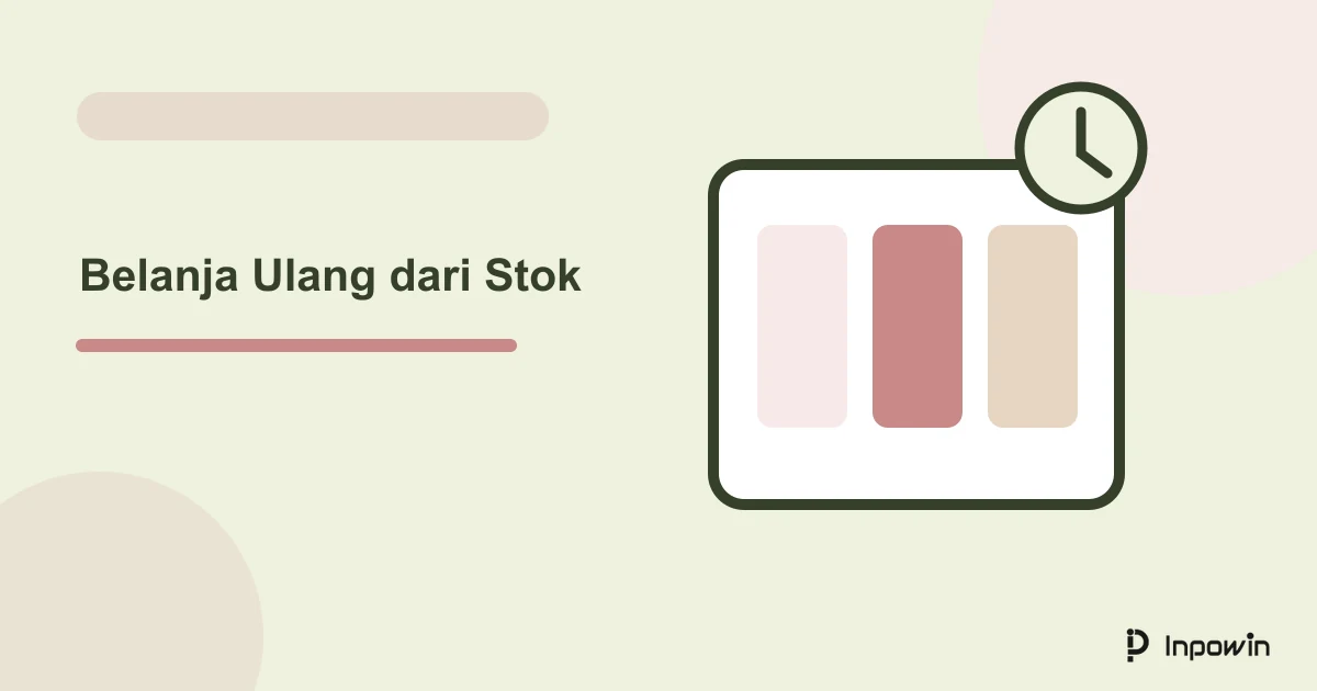 Prompt ChatGPT Membuat Daftar Belanja Ulang Berdasarkan Stok 1 Ilustrasi vektor belanja ulang dari stok