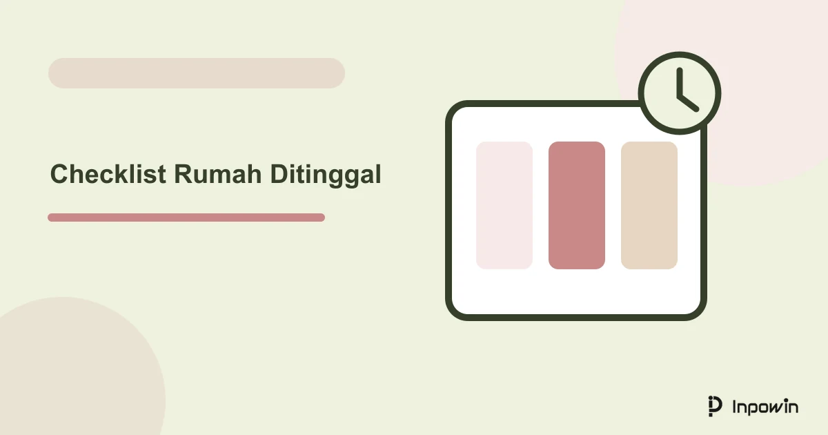 Prompt ChatGPT Membuat Checklist Rumah Sebelum Ditinggal 1 Ilustrasi vektor checklist rumah ditinggal