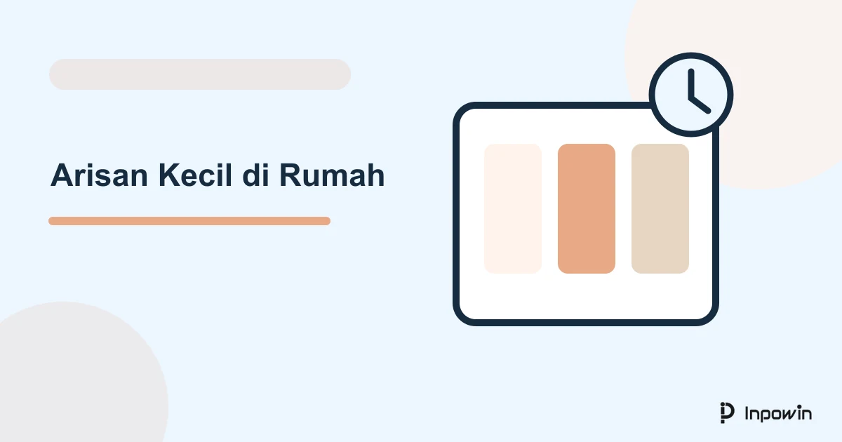 Ilustrasi vektor arisan kecil di rumah