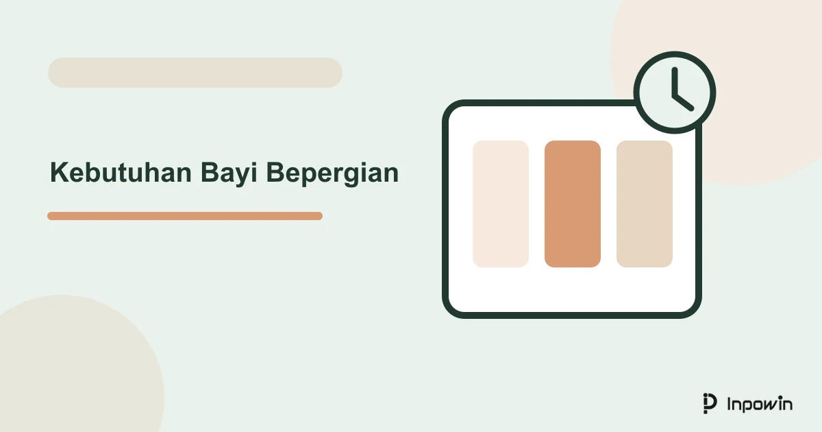 Prompt ChatGPT Menyiapkan Kebutuhan Bayi untuk Bepergian 2 Ilustrasi vektor kebutuhan bayi bepergian