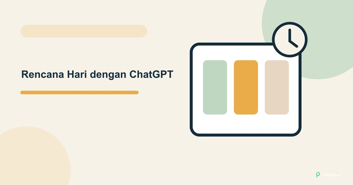 Ilustrasi vector rencana hari dengan ChatGPT