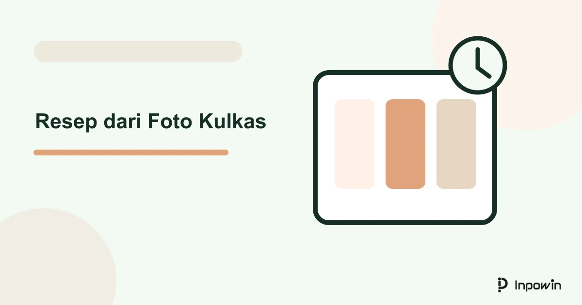 Prompt ChatGPT Membuat Resep dari Foto Isi Kulkas 1 Ilustrasi vektor resep dari foto kulkas