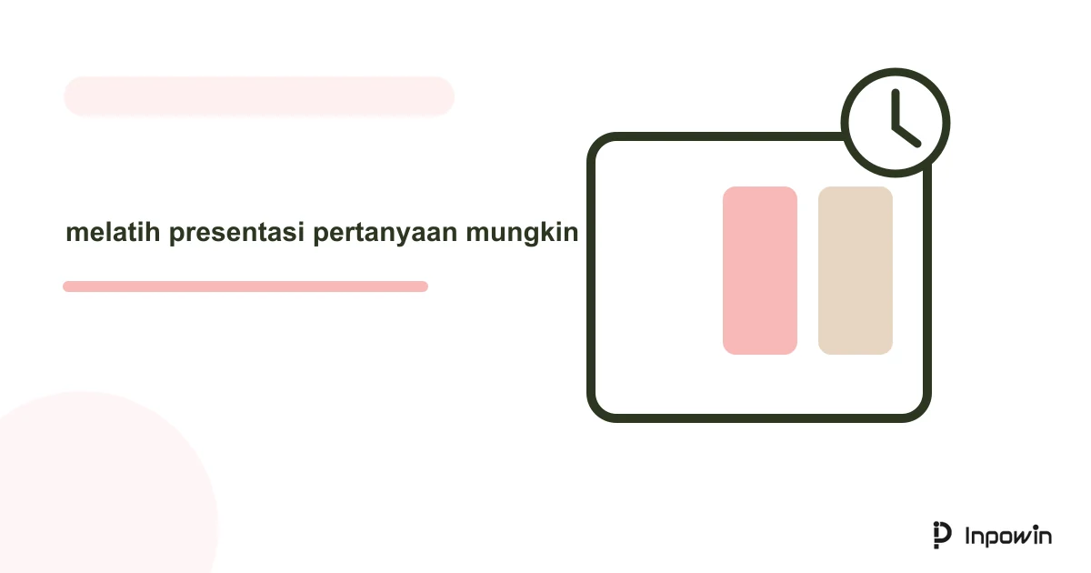 Ilustrasi vektor melatih presentasi pertanyaan mungkin ditanyakan