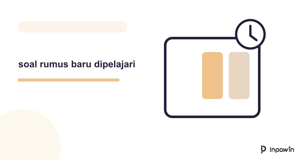 Ilustrasi vektor soal rumus baru dipelajari
