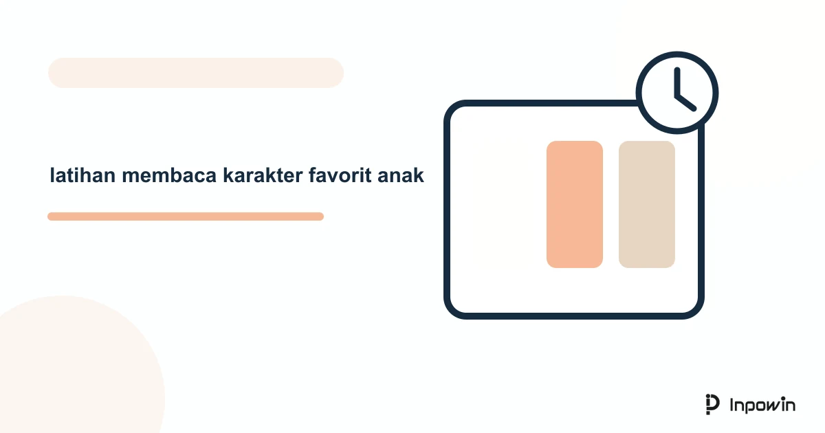 Contoh Prompt AI Untuk Membuat Latihan Membaca Dari Karakter Favorit Anak 5 Ilustrasi vektor latihan membaca karakter favorit anak