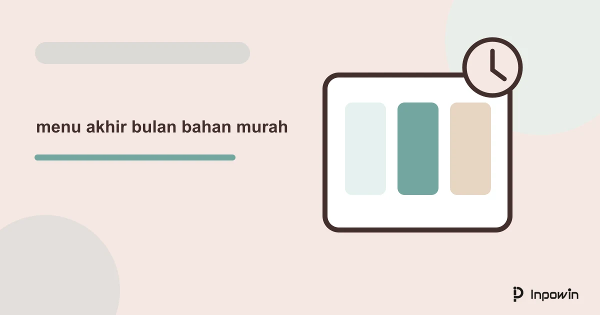 Contoh Prompt AI Untuk Membuat Menu Akhir Bulan Dari Bahan Yang Murah Dan Mudah Ditemukan 5 Ilustrasi vektor menu akhir bulan bahan murah