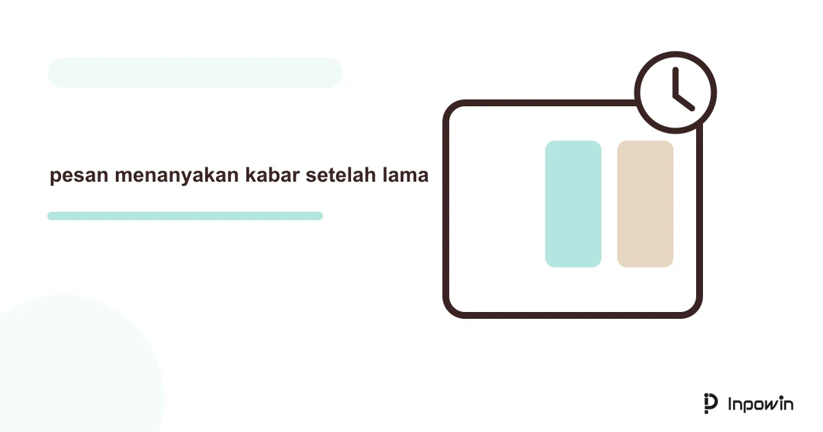 Ilustrasi vektor pesan menanyakan kabar setelah lama