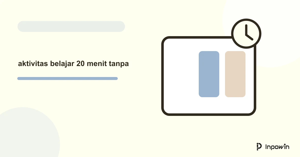 Kumpulan Prompt ChatGPT Untuk Membuat Aktivitas Belajar 20 Menit Tanpa Gadget 4 Ilustrasi vektor aktivitas belajar 20 menit tanpa