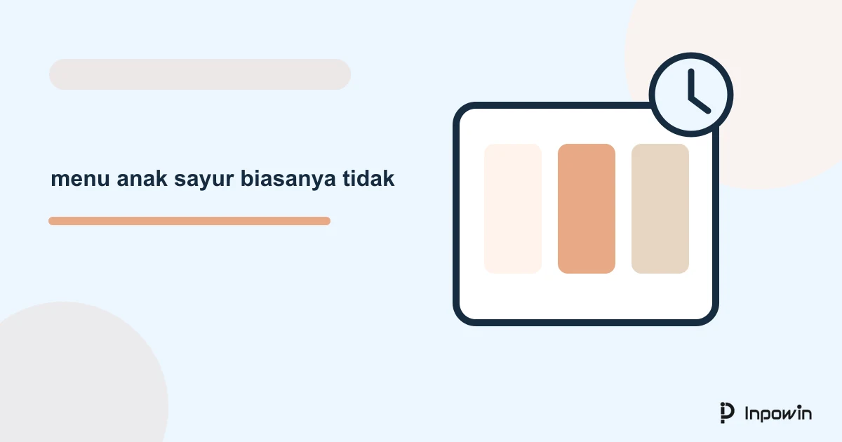 Ilustrasi vektor menu anak sayur biasanya tidak