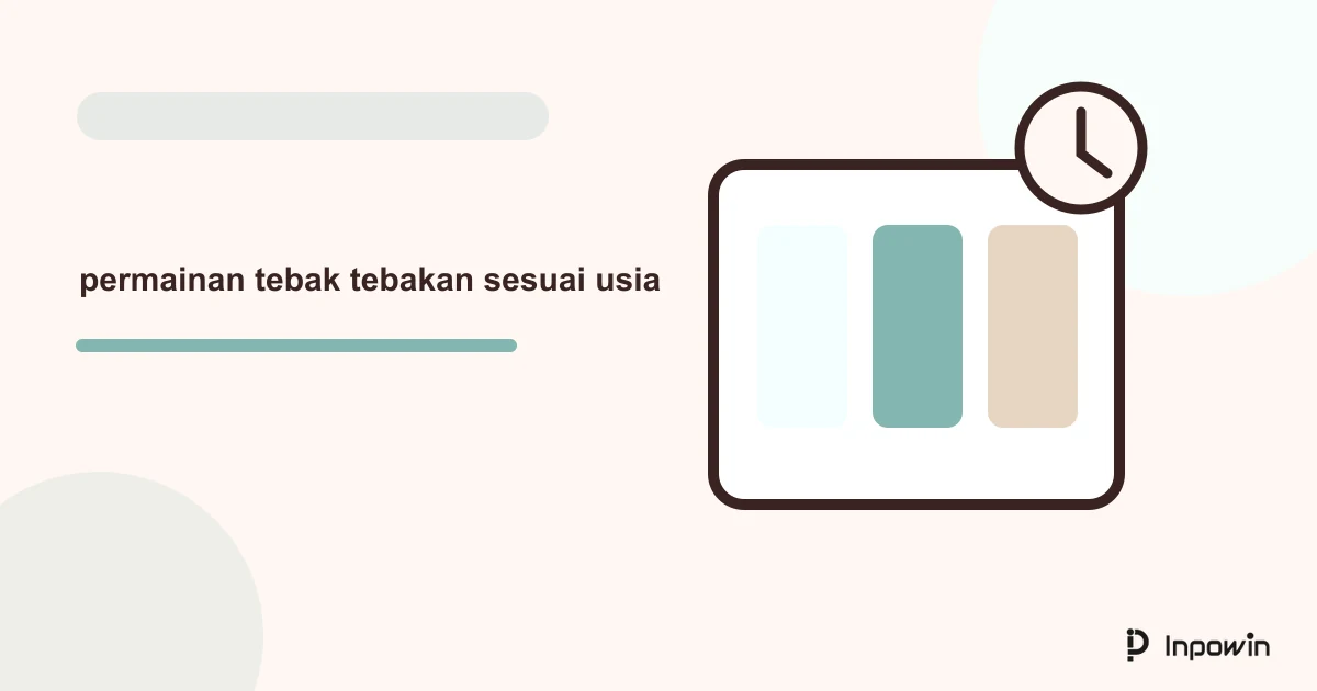 Ilustrasi vektor permainan tebak tebakan sesuai usia