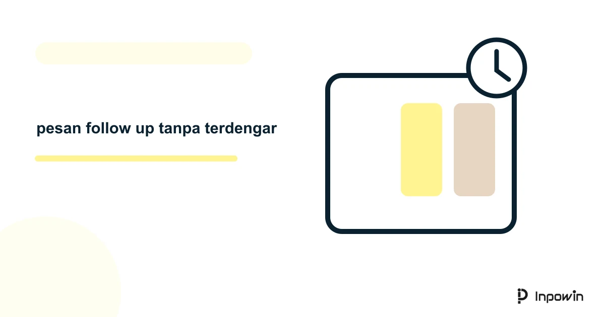 Ilustrasi vektor pesan follow up tanpa terdengar