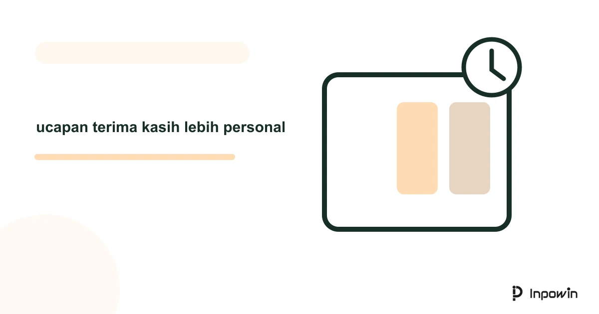 Ilustrasi vektor ucapan terima kasih lebih personal