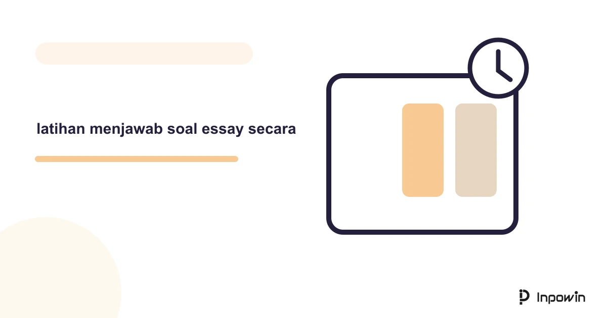 Ilustrasi vektor latihan menjawab soal essay secara