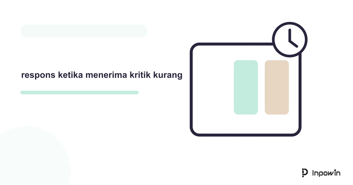 Ilustrasi vektor respons ketika menerima kritik kurang