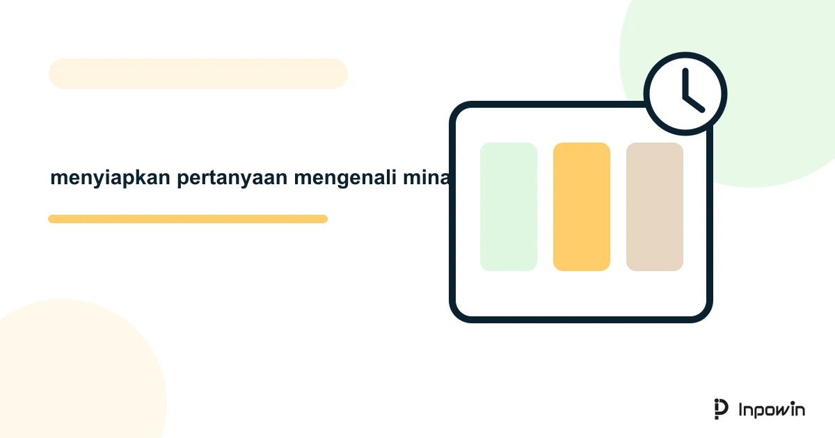 Ilustrasi vektor menyiapkan pertanyaan mengenali minat anak