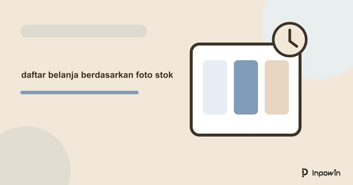 Ilustrasi vektor daftar belanja berdasarkan foto stok