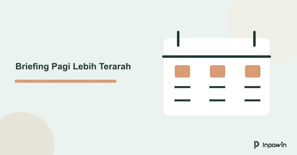 4 Prompt ChatGPT untuk Briefing Pagi Tim Kecil 1 Ilustrasi agenda dan catatan prioritas untuk briefing pagi tim kecil