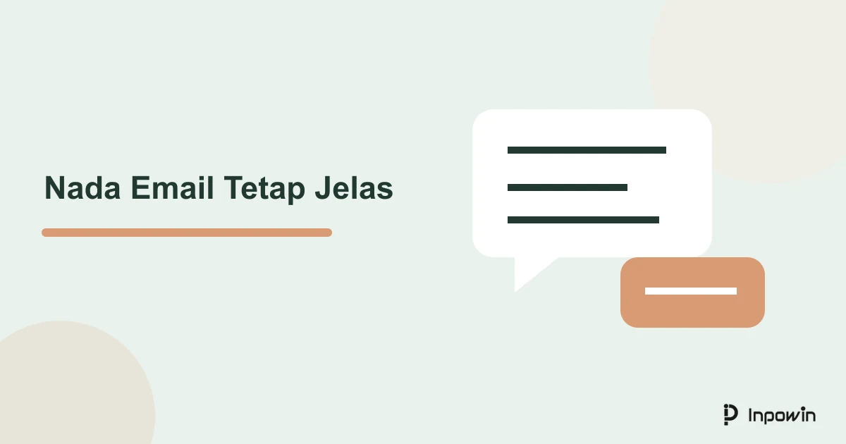 Ilustrasi percakapan tertulis untuk pemeriksaan nada email klien