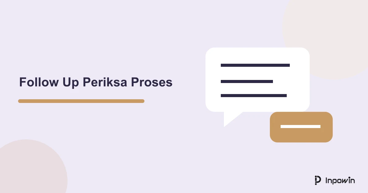 Ilustrasi percakapan untuk memeriksa tujuan dan kanal sebelum menindaklanjuti lamaran