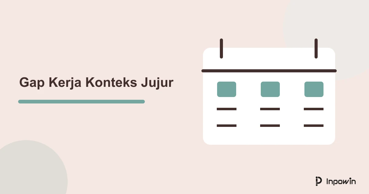 Ilustrasi kalender untuk meninjau periode jeda kerja dan kesiapan melamar tanpa mengubah riwayat