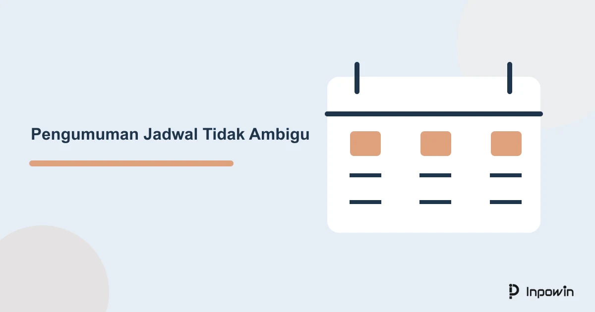 Prompt AI untuk Pengumuman Perubahan Jadwal Kerja 1 Ilustrasi kalender untuk pengumuman perubahan jadwal yang jelas