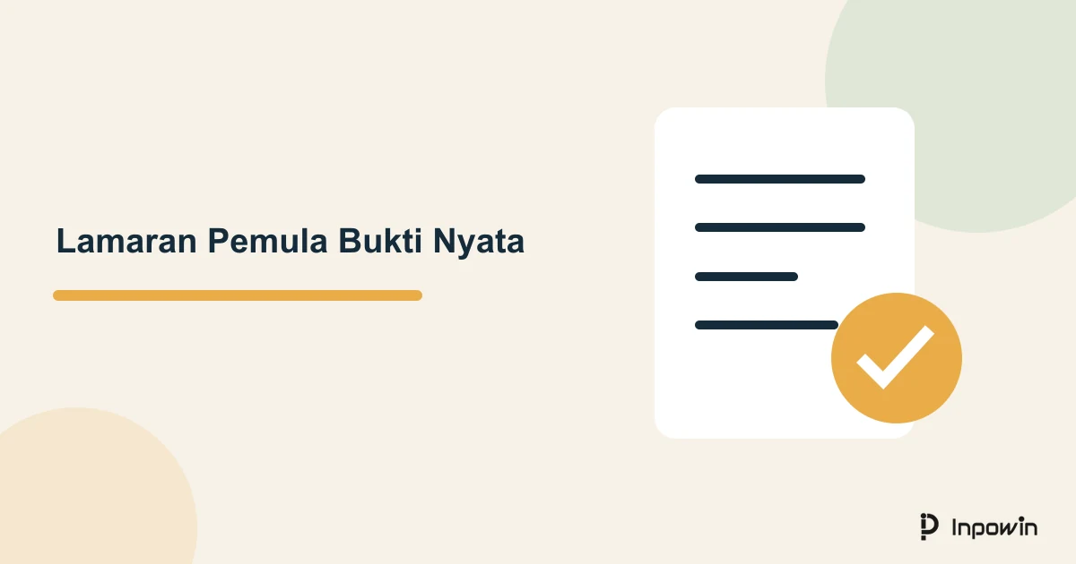 Ilustrasi surat lamaran untuk menonjolkan bukti proyek dan kegiatan pelamar pemula