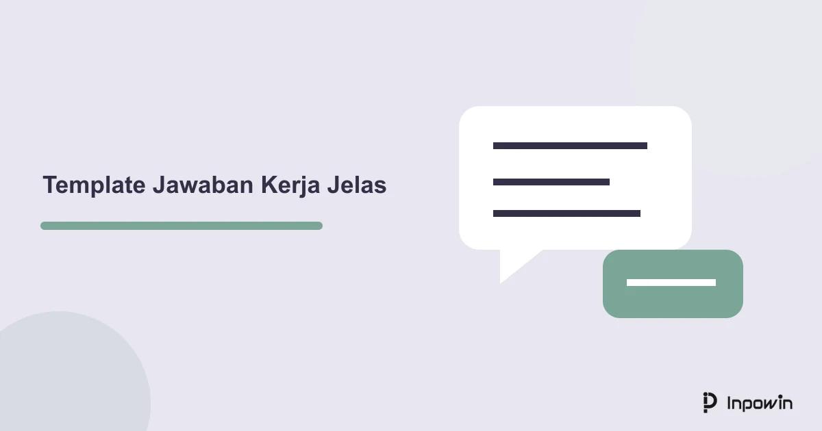 Prompt AI untuk Template Jawaban Pertanyaan Kerja Berulang 1 Ilustrasi percakapan untuk bank template jawaban pertanyaan kerja